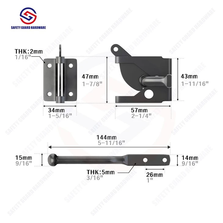 Wooden Fence Small Latch factory Wooden Fence Small Latch factory
